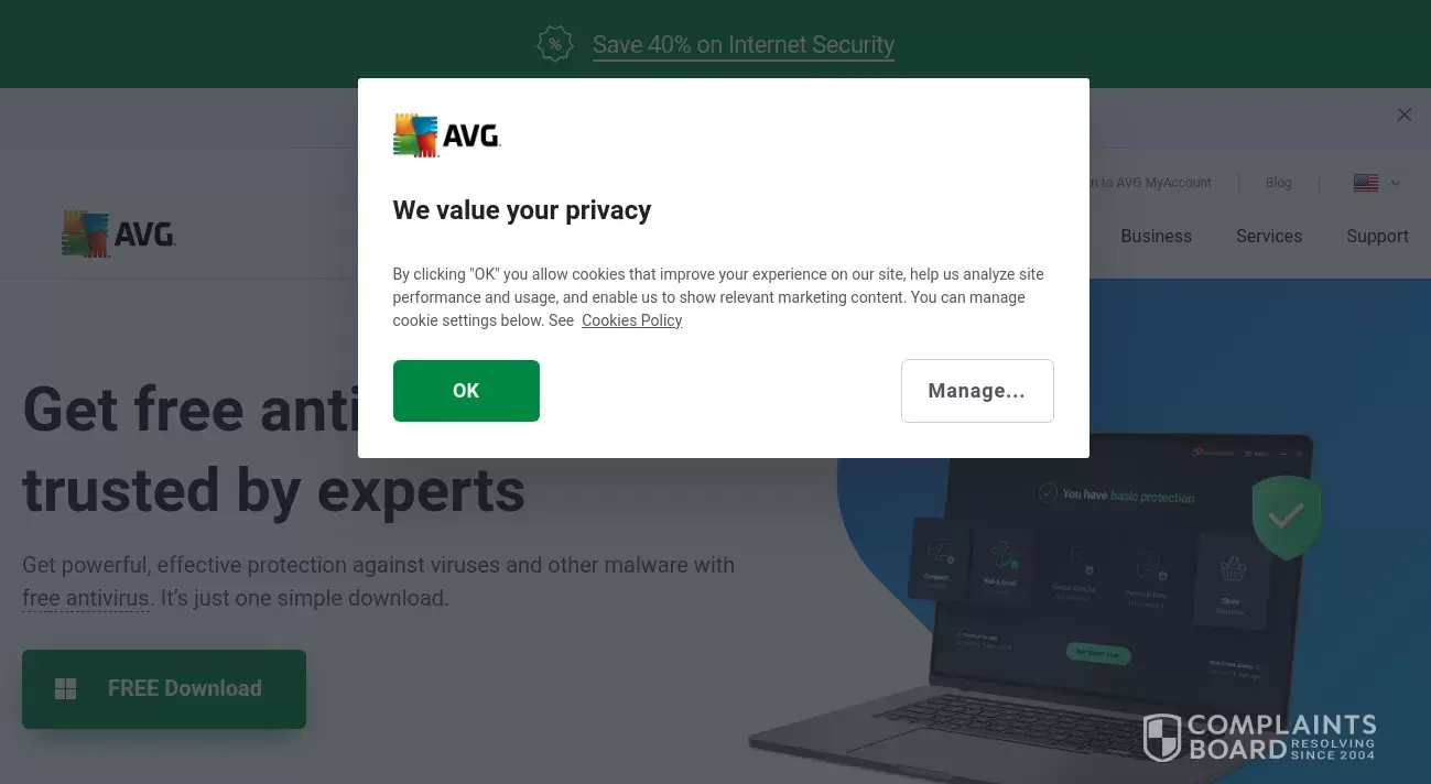 AVG Technologies Reviews, Complaints, Customer Claims ComplaintsBoard