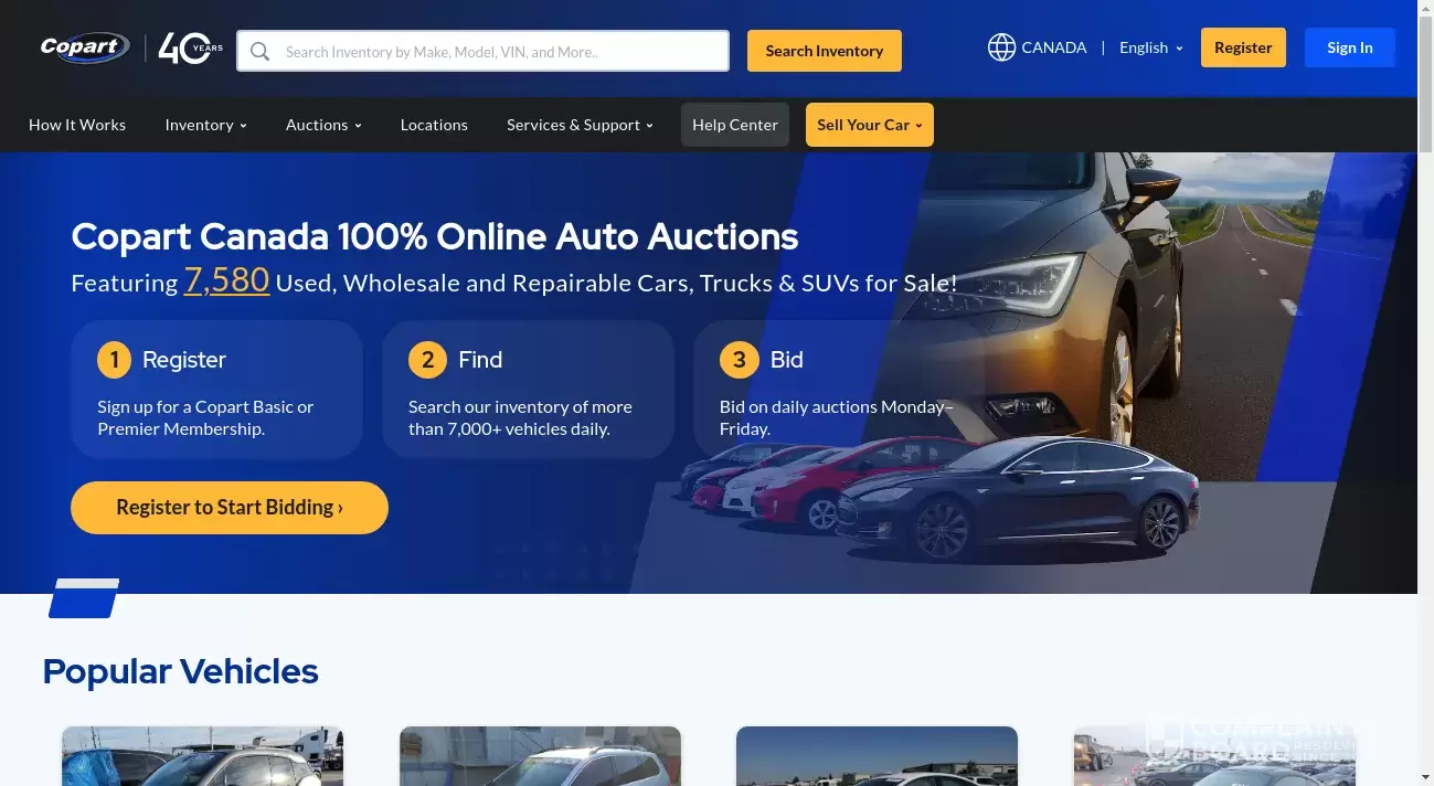 Copart Customer Service Phone, Email, Address, Contacts ComplaintsBoard