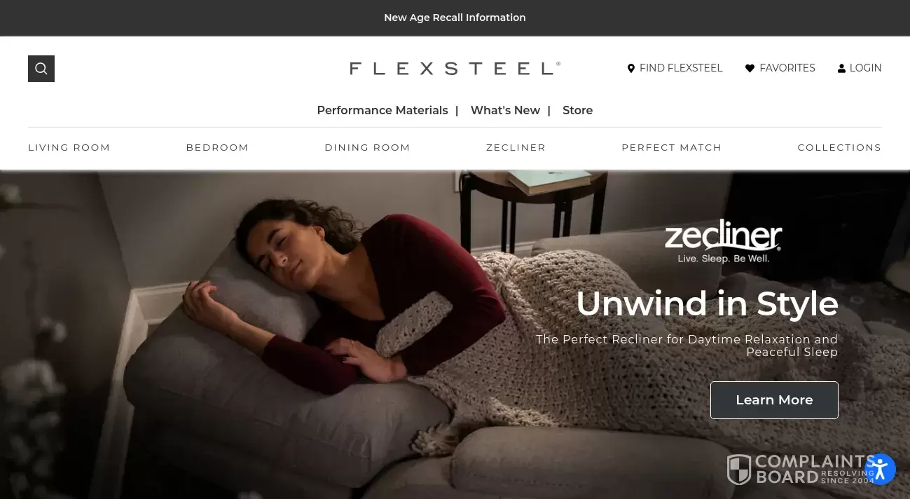 FlexSteel Industries Reviews, Complaints, Customer Claims