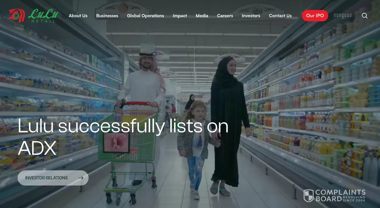 LuLu Hypermarket Customer Service Phone, Email, Address, Contacts ComplaintsBoard