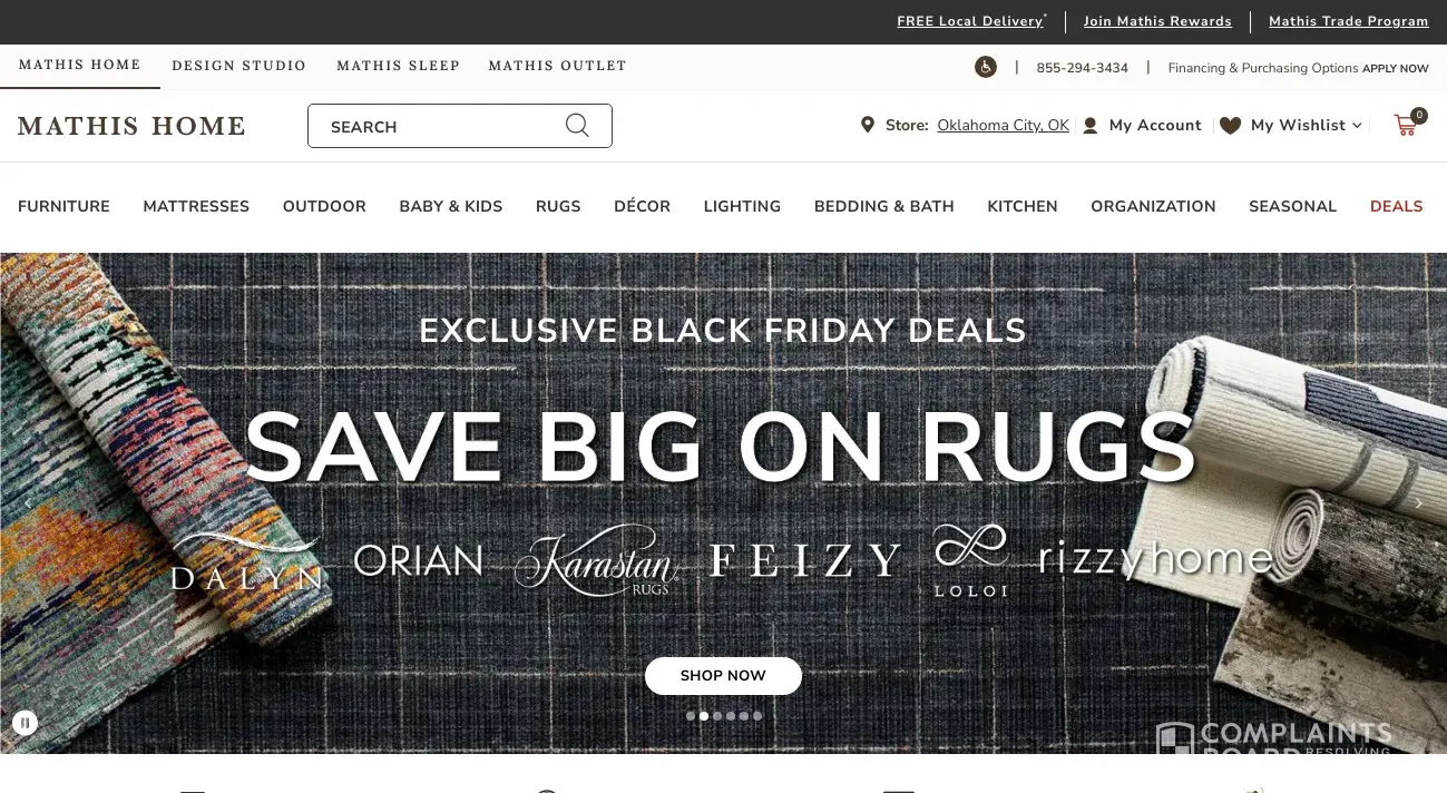 Mathis Brothers Furniture Customer Service Phone, Email, Address