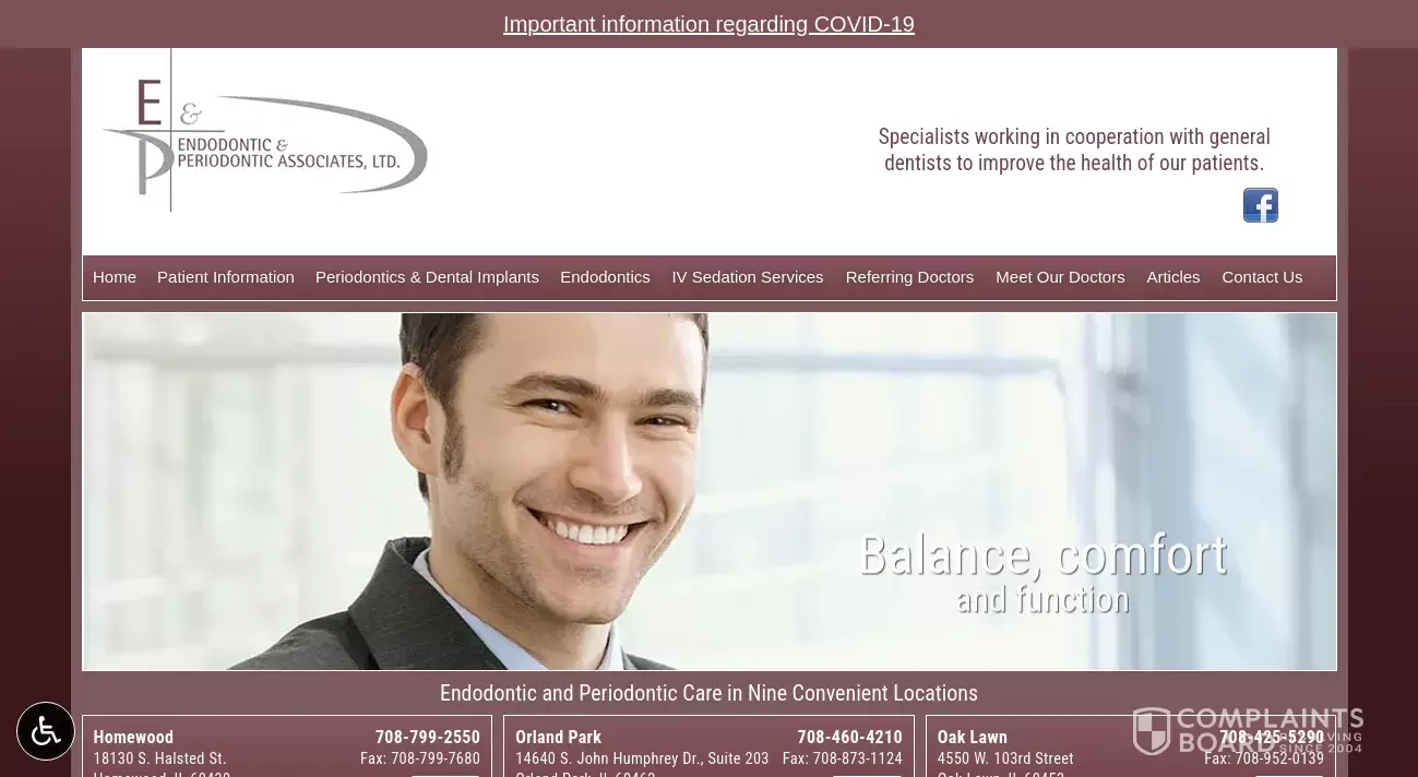 Endodontic & Periodontic Associates Reviews, Complaints, Customer Claims ComplaintsBoard