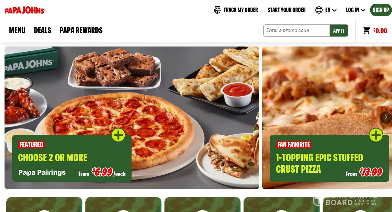 Papa John's Customer Service Phone, Email, Address, Contacts ComplaintsBoard