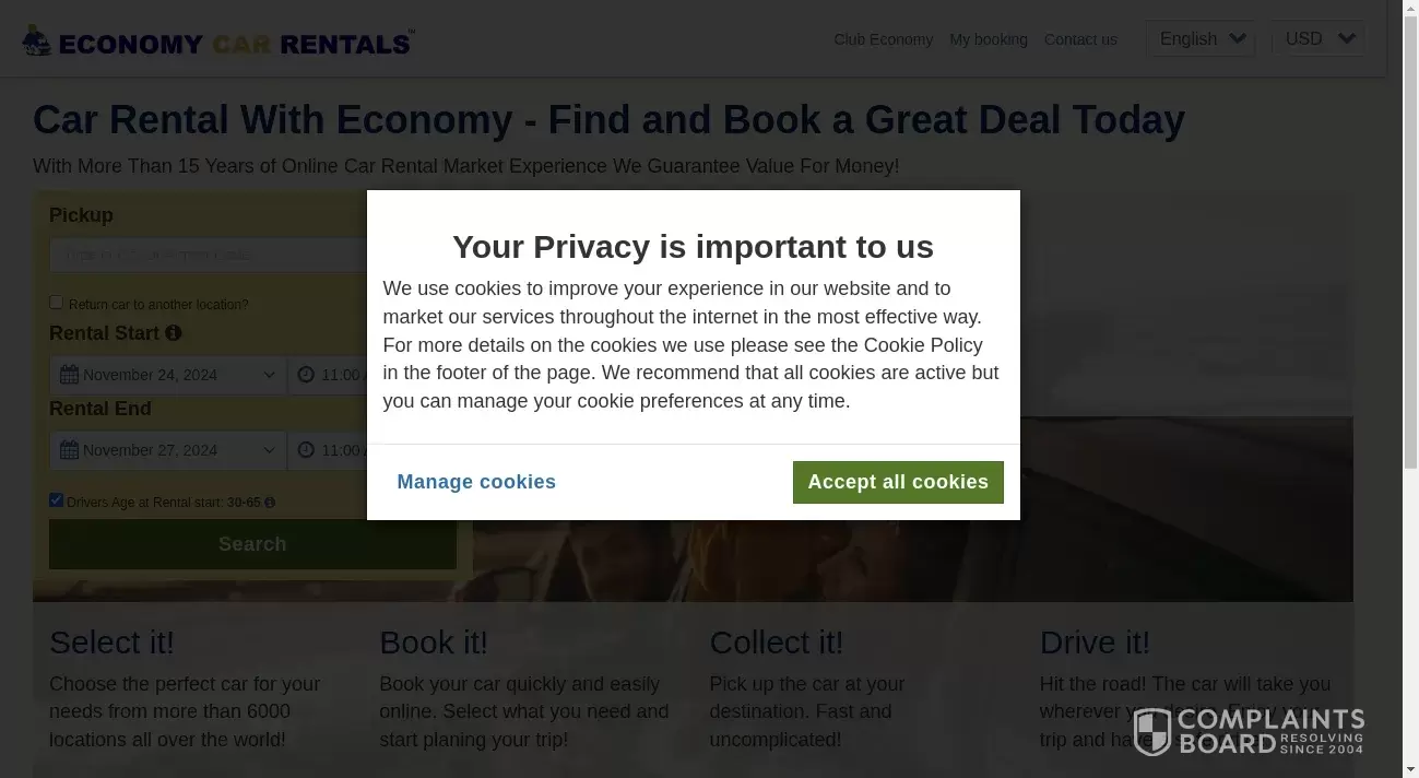Economy Car Rentals Reviews 2024 All You Need to Know ComplaintsBoard