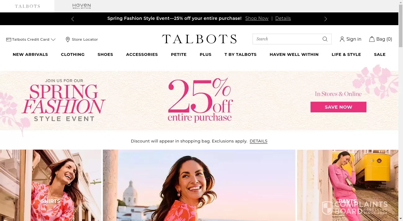 Talbots Customer Service Phone, Email, Address, Contacts | ComplaintsBoard