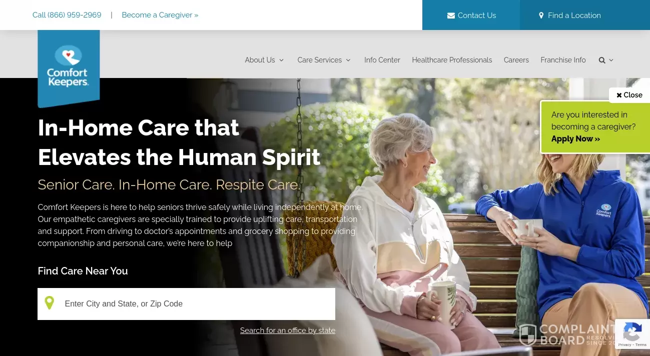 Comfort Keepers Customer Service Phone, Email, Address, Contacts