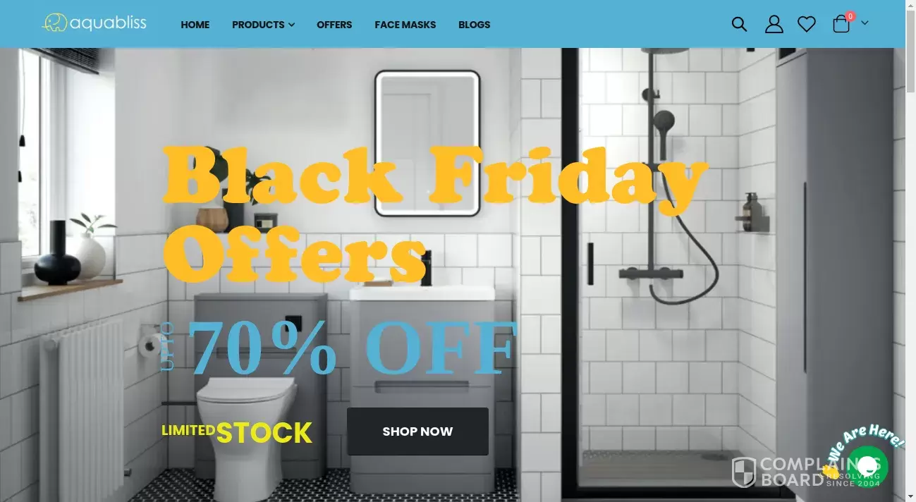 AquaBliss UK Review they delivered damaged order