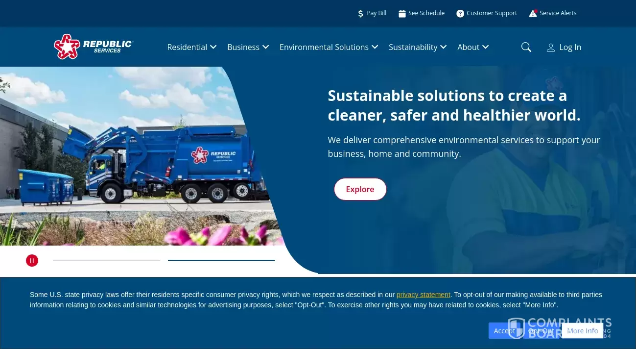 Republic Services Reviews, Complaints, Customer Claims ComplaintsBoard