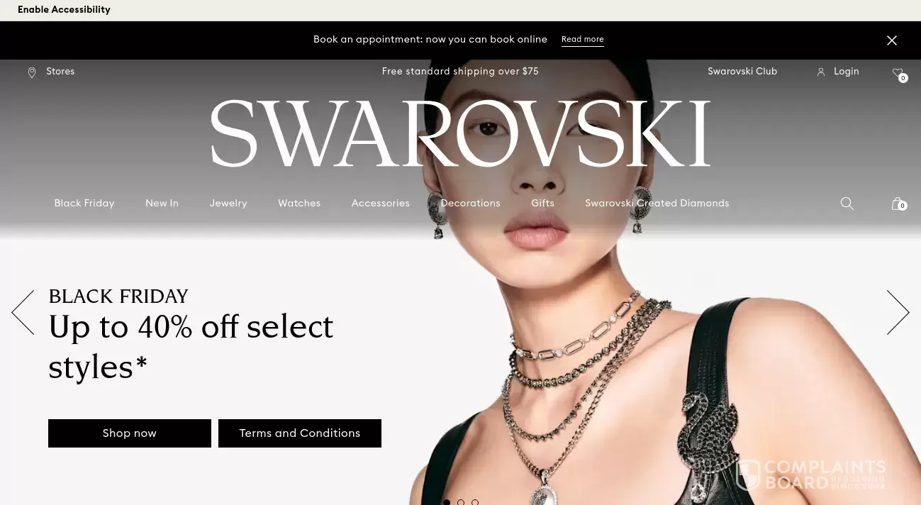 Swarovski Review Faulty ring