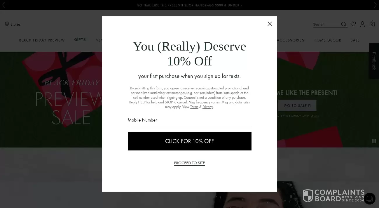 Kate Spade Customer Service Phone, Email, Address, Contacts ComplaintsBoard