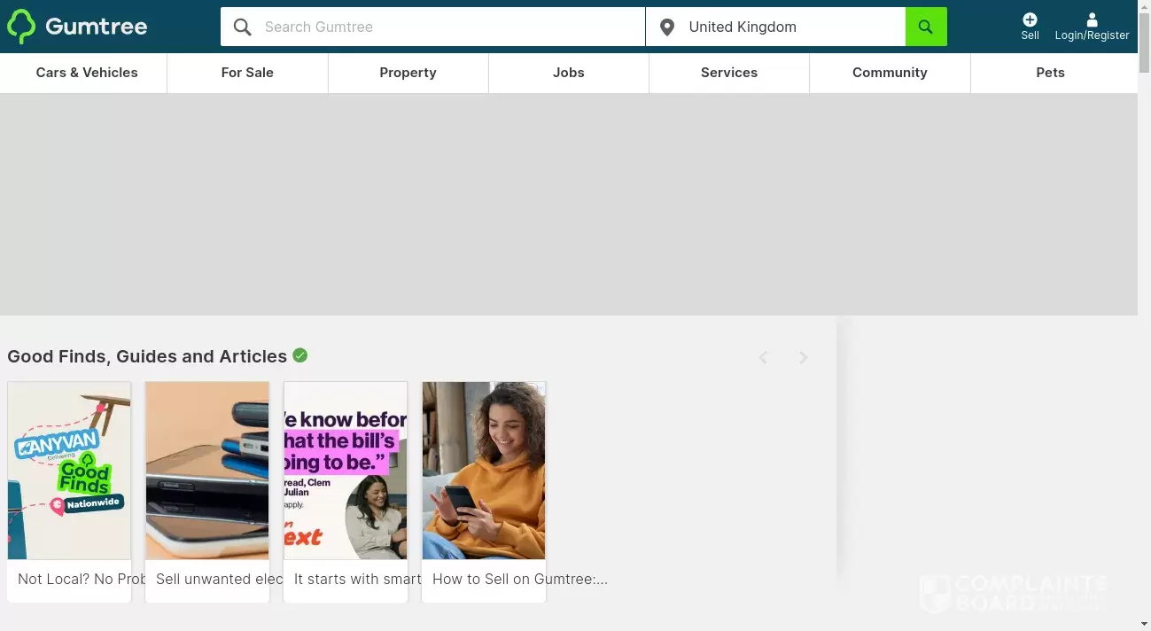 Gumtree Customer Service Phone, Email, Address, Contacts ComplaintsBoard