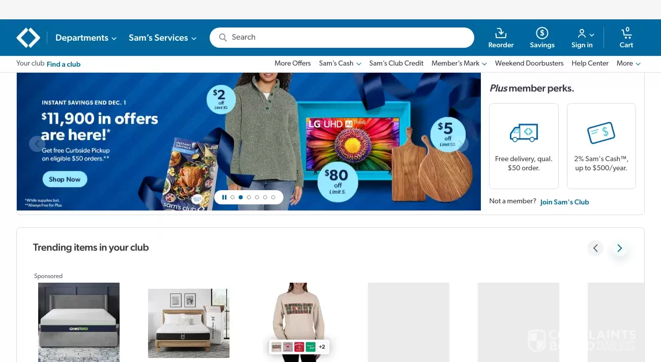 synchrony bank sam's club credit card customer service phone number