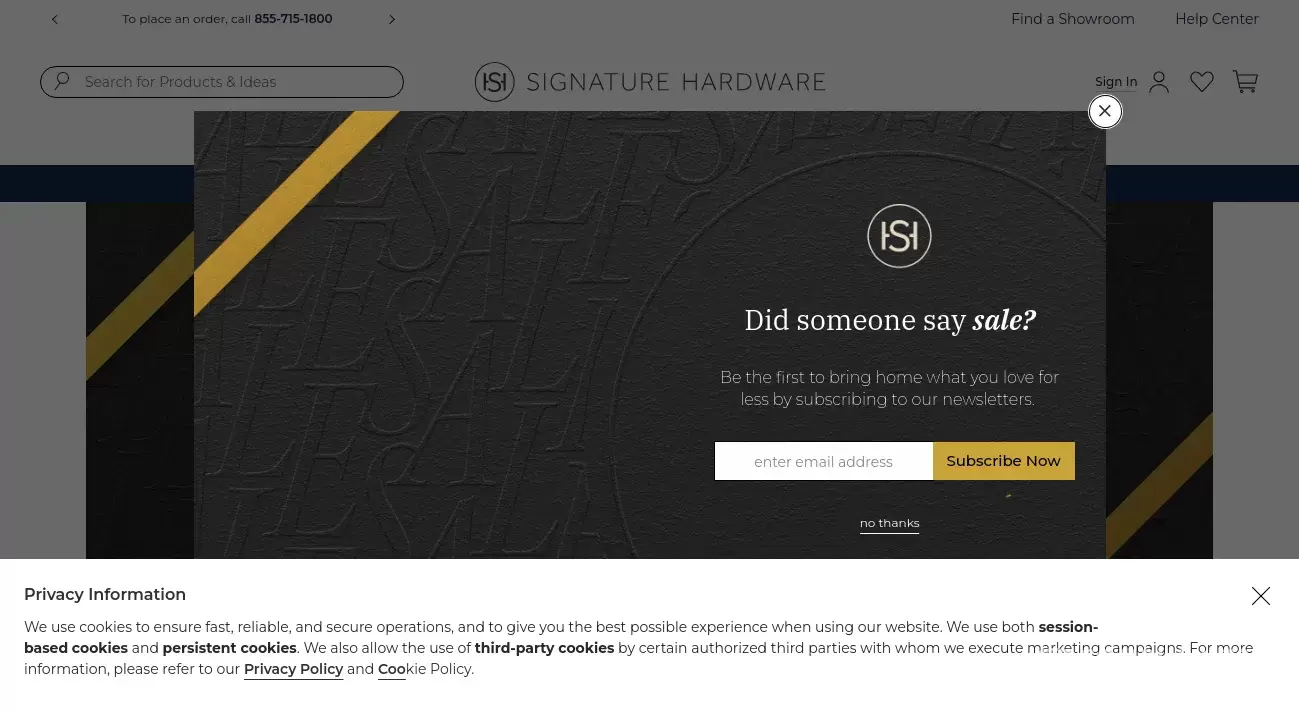 Signature Hardware Reviews, Complaints, Customer Claims ComplaintsBoard