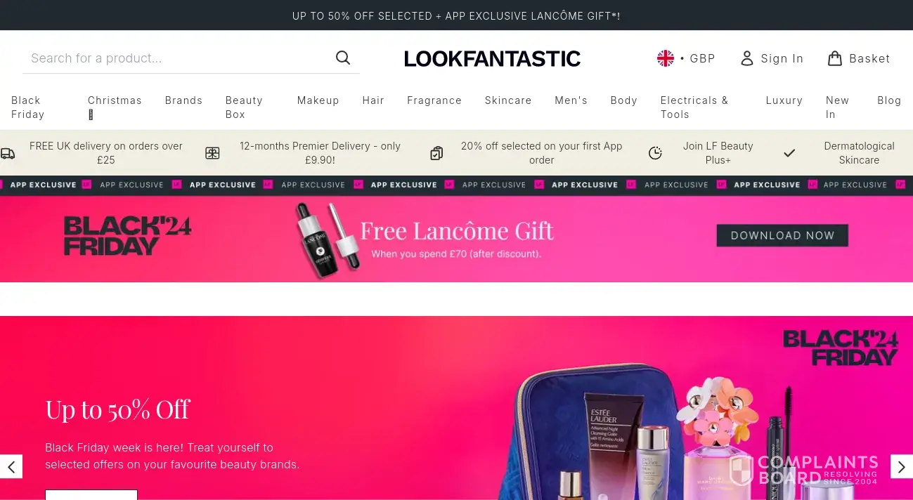 LookFantastic Customer Service Phone, Email, Address, Contacts