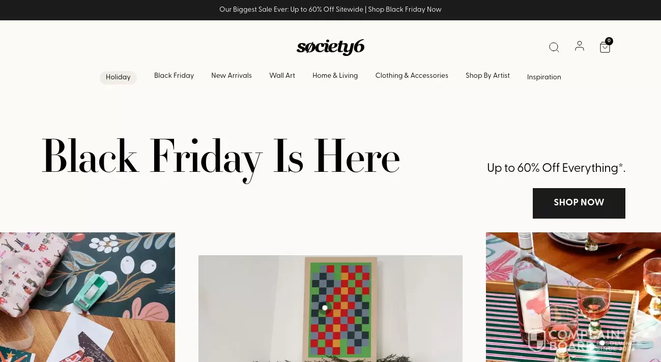 Society6 Customer Service Phone, Email, Address, Contacts ComplaintsBoard