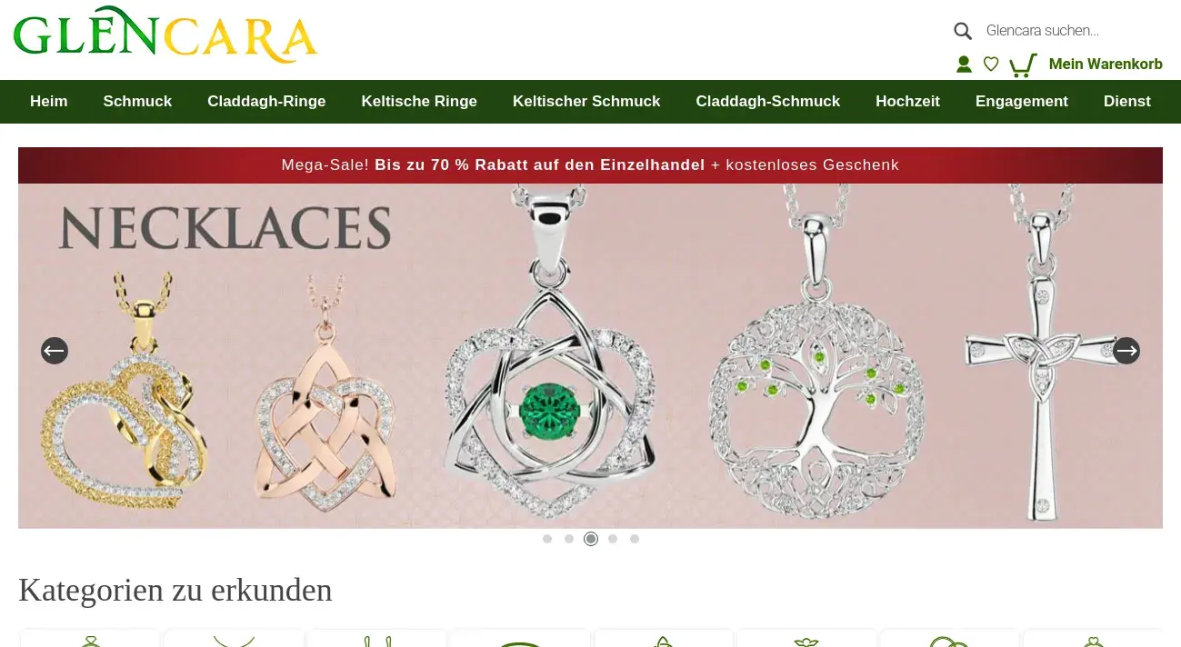 Glencara Irish Jewelry Review Silver claddagh bracelet