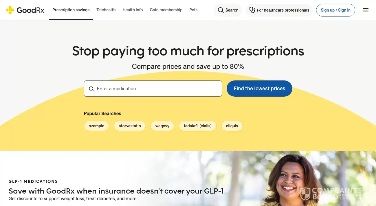 GoodRx Phone, Email, Address, Customer Service Contacts ComplaintsBoard