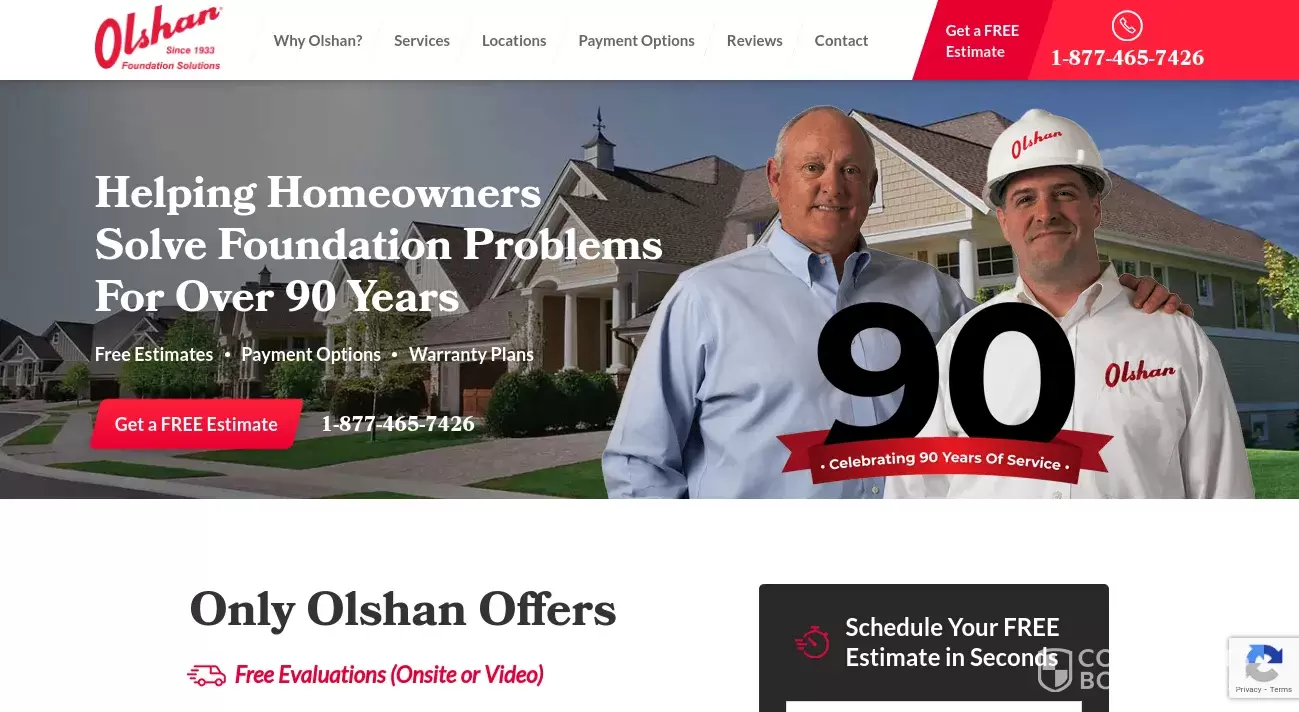 Olshan Foundation Solutions Reviews, Complaints, Customer Claims