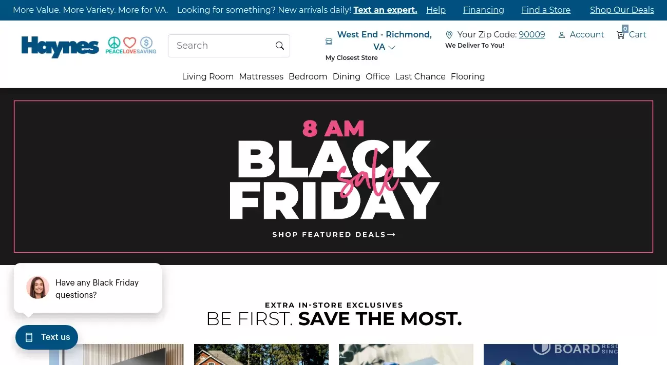 Haynes Furniture Customer Service Phone, Email, Address, Contacts