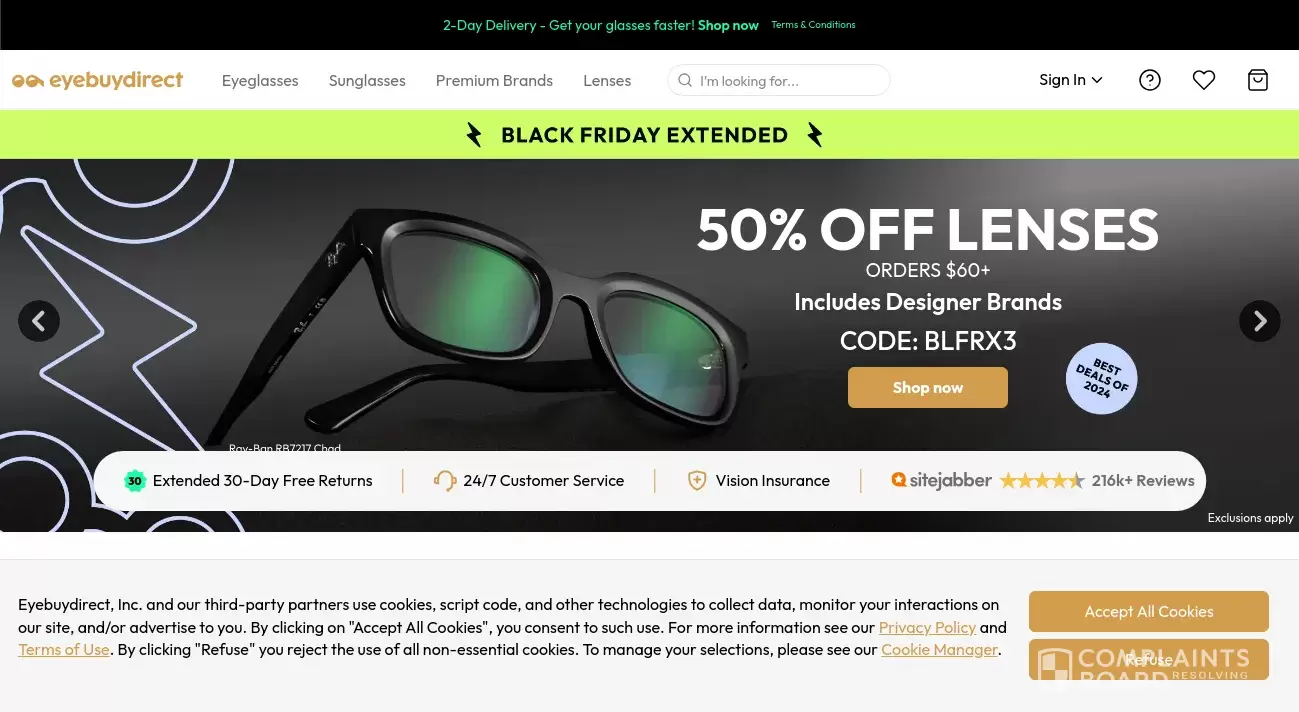 EyeBuyDirect Reviews 2024 All You Need to Know ComplaintsBoard
