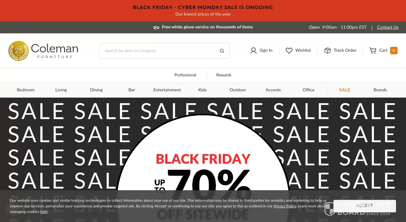 Coleman Furniture Reviews 2024 All You Need to Know ComplaintsBoard