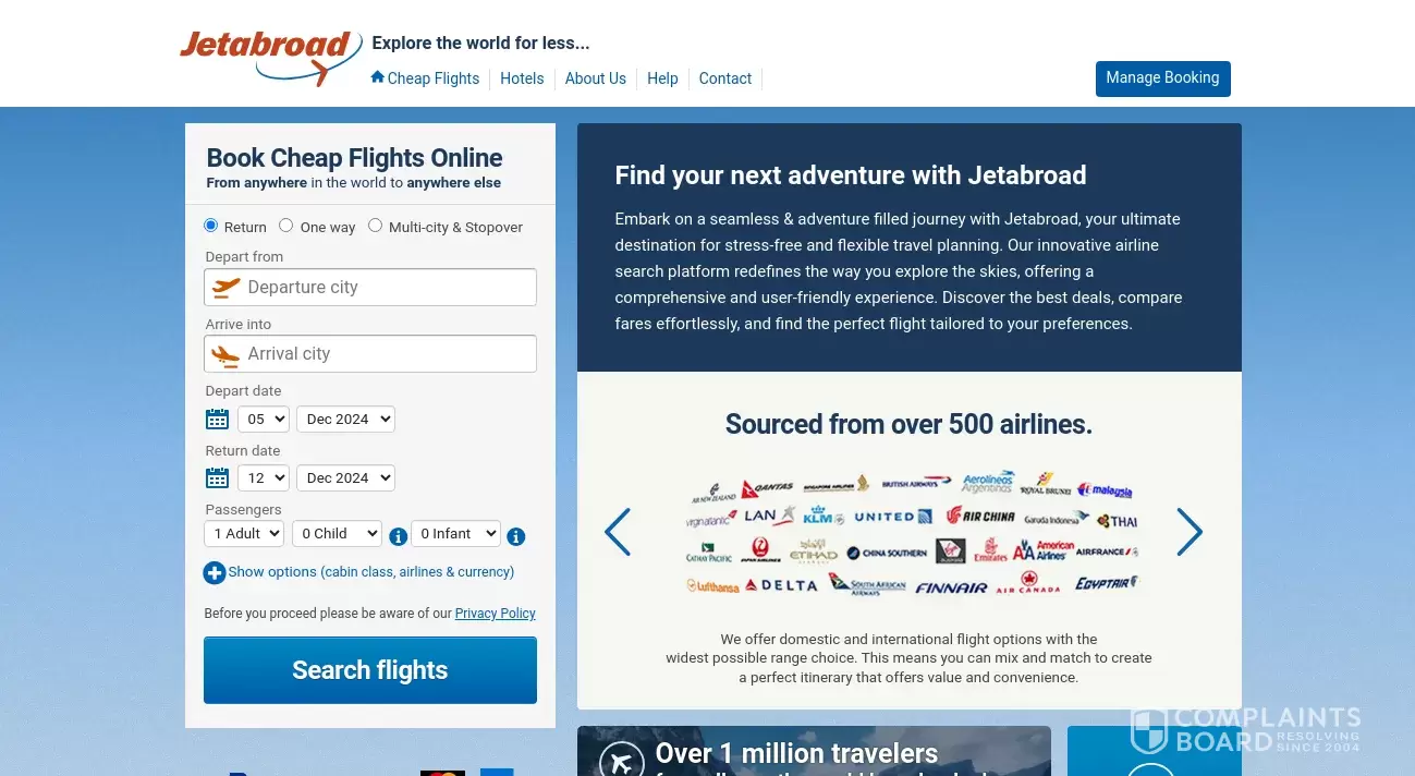 Jetabroad Review No eticket confirmation
