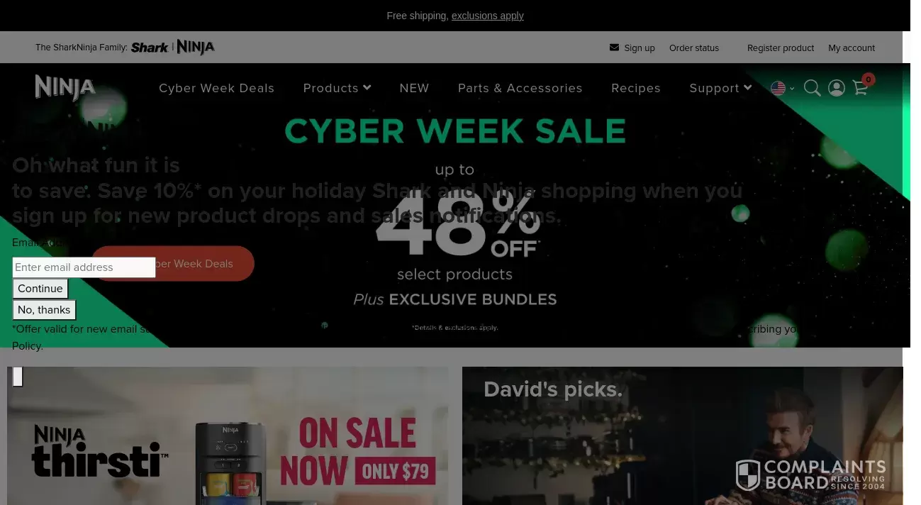 SharkNinja Customer Service Phone, Email, Address, Contacts
