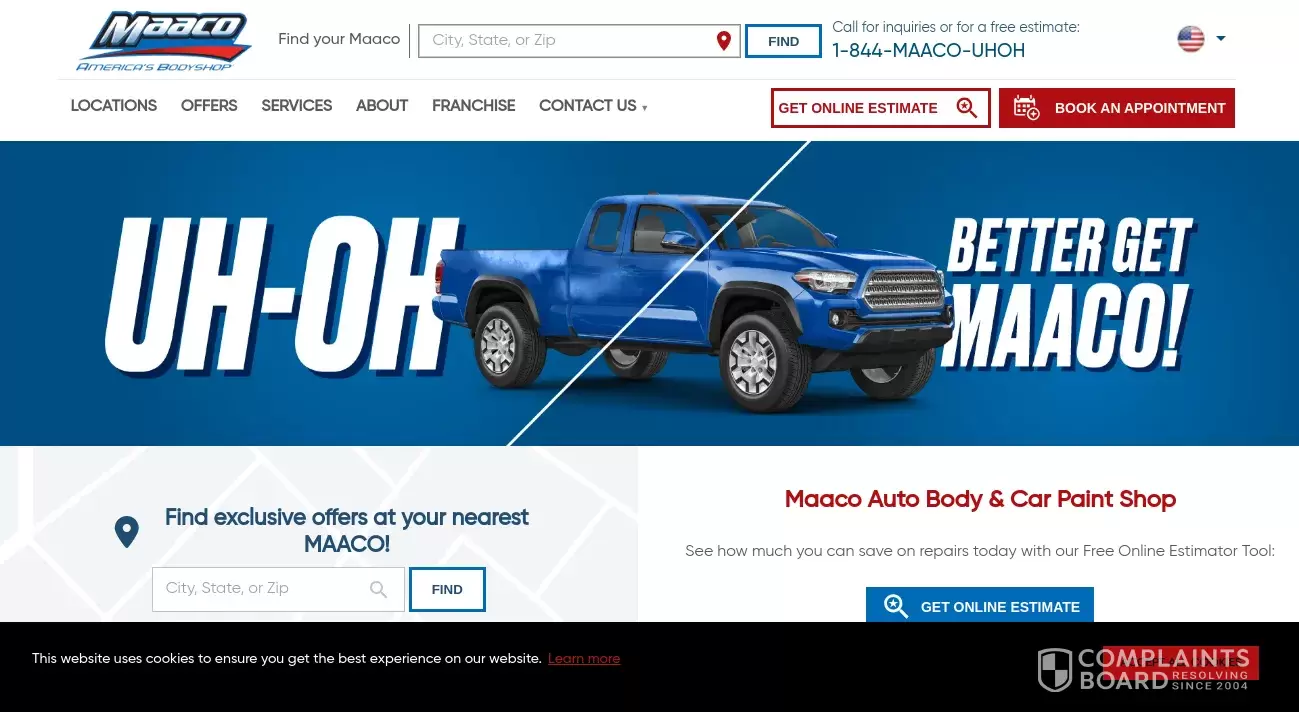 Maaco Franchise Reviews 2024 All You Need to Know ComplaintsBoard