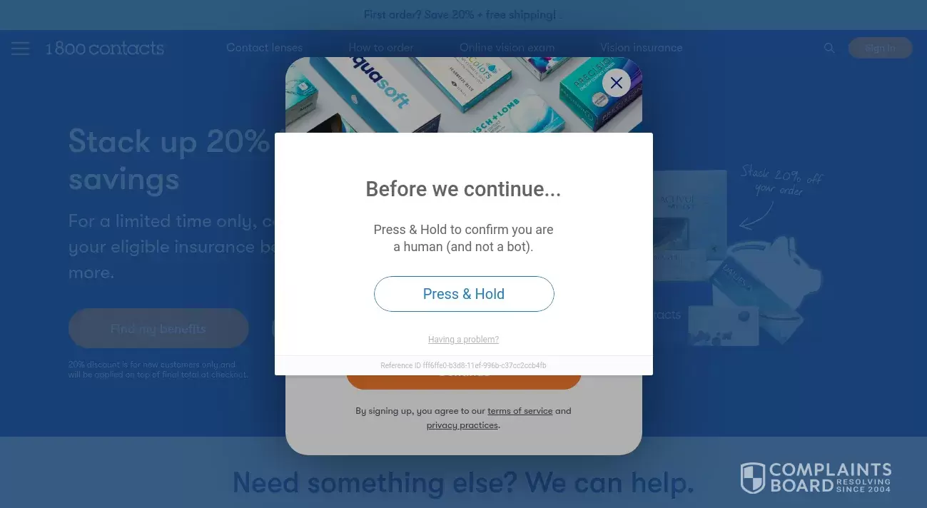 1800 Contacts Customer Service Phone, Email, Address, Contacts
