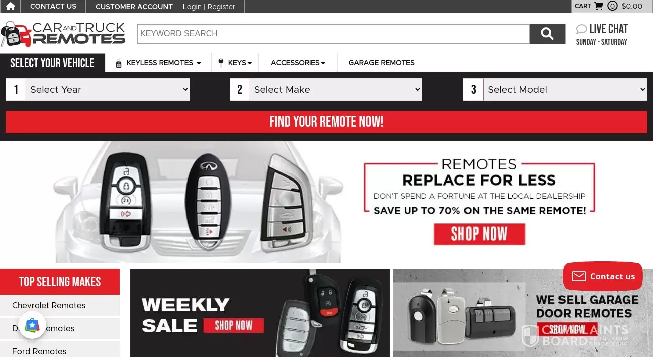 Car And Truck Remotes Customer Service Phone, Email, Address, Contacts