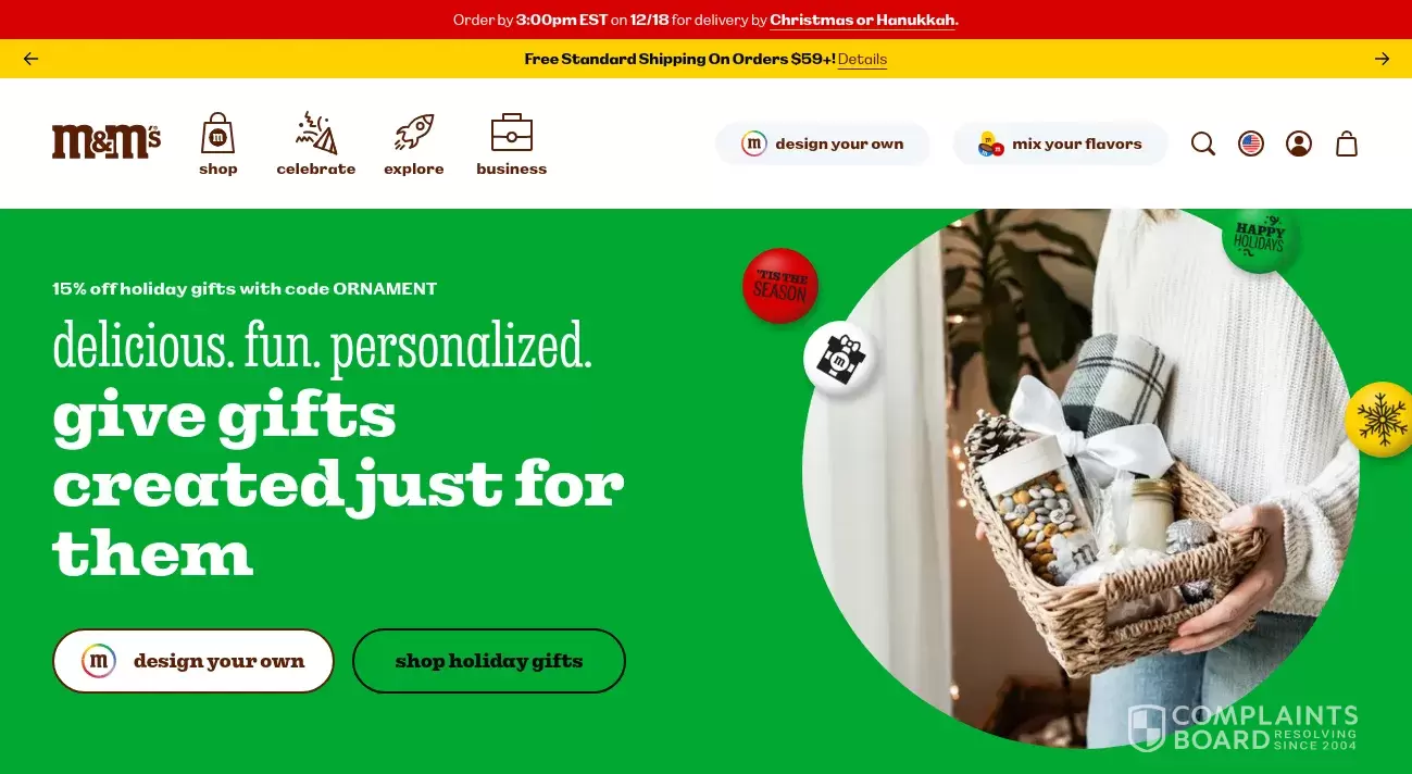 My M&M's Reviews, Complaints, Customer Claims ComplaintsBoard