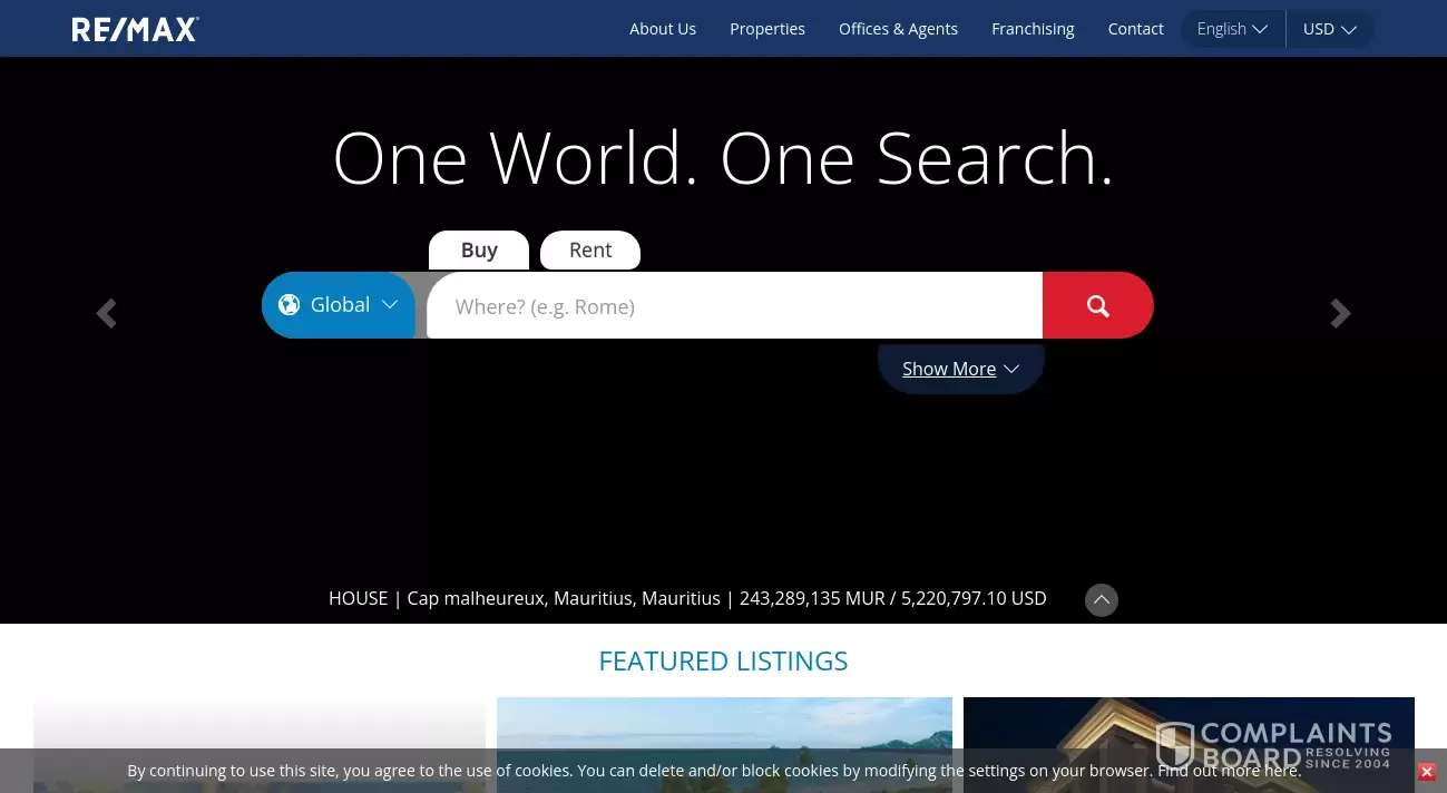 Re/Max Customer Service Phone, Email, Address, Contacts ComplaintsBoard