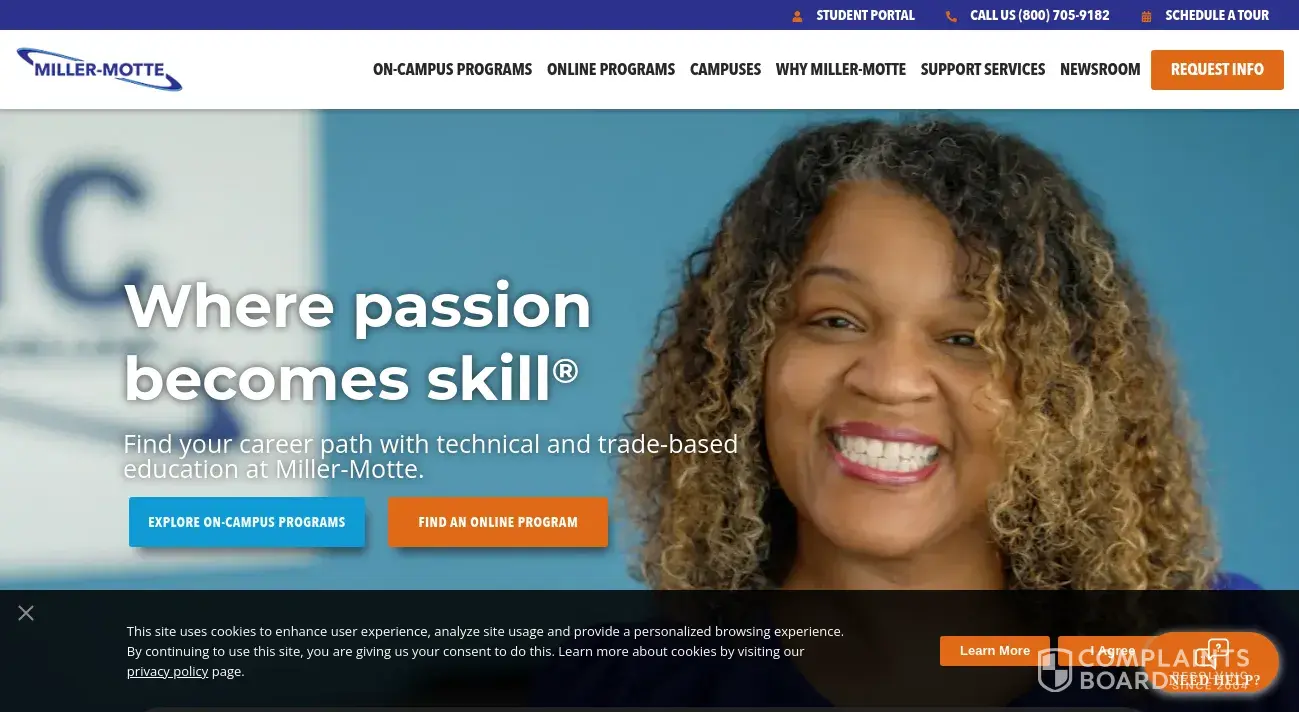 Miller-Motte Technical College: Reviews, Complaints, Customer Claims |  ComplaintsBoard