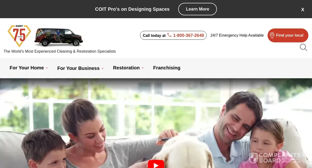 Coit Carpet Cleaning / Coit Services Reviews 2024 All You Need to Know ComplaintsBoard