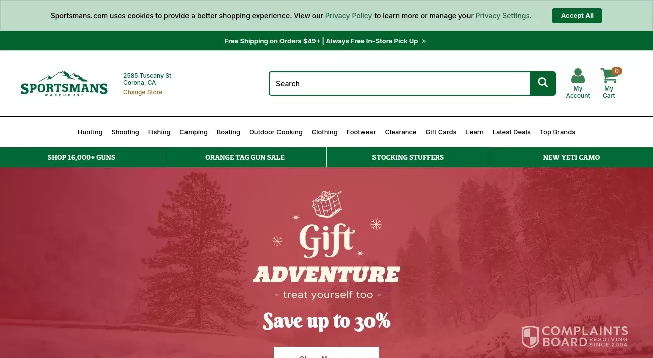 Sportsman's Warehouse Reviews 2024 All You Need to Know ComplaintsBoard