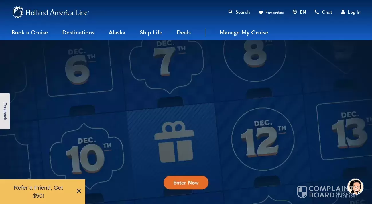 Holland America Line Customer Service Phone, Email, Address, Contacts