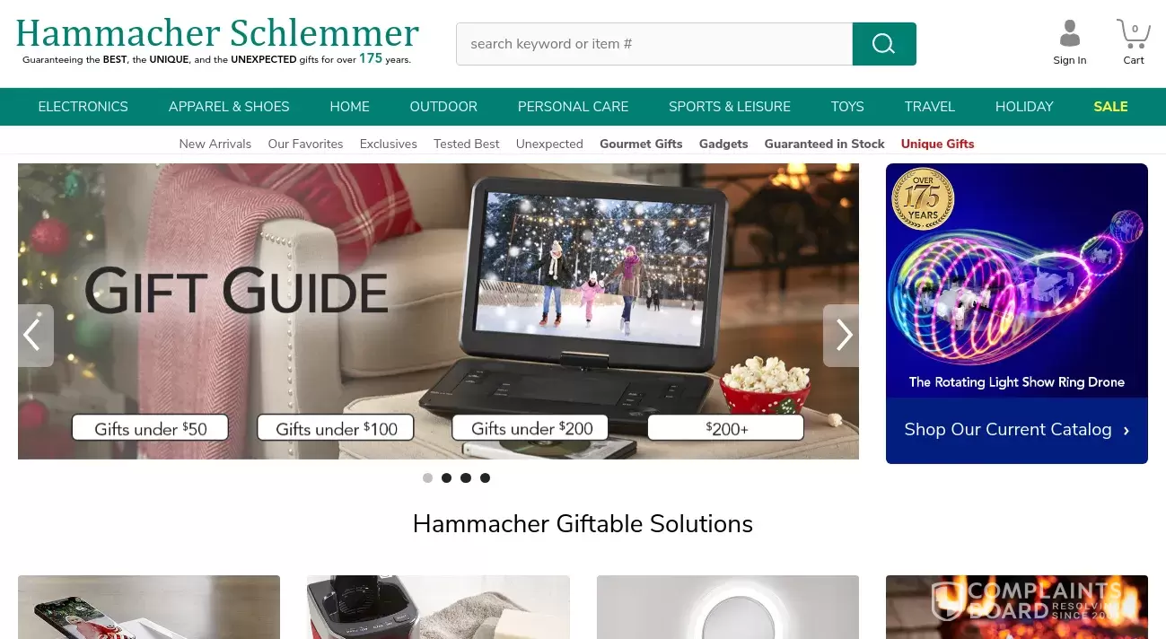 Hammacher Schlemmer Reviews 2024 All You Need to Know ComplaintsBoard