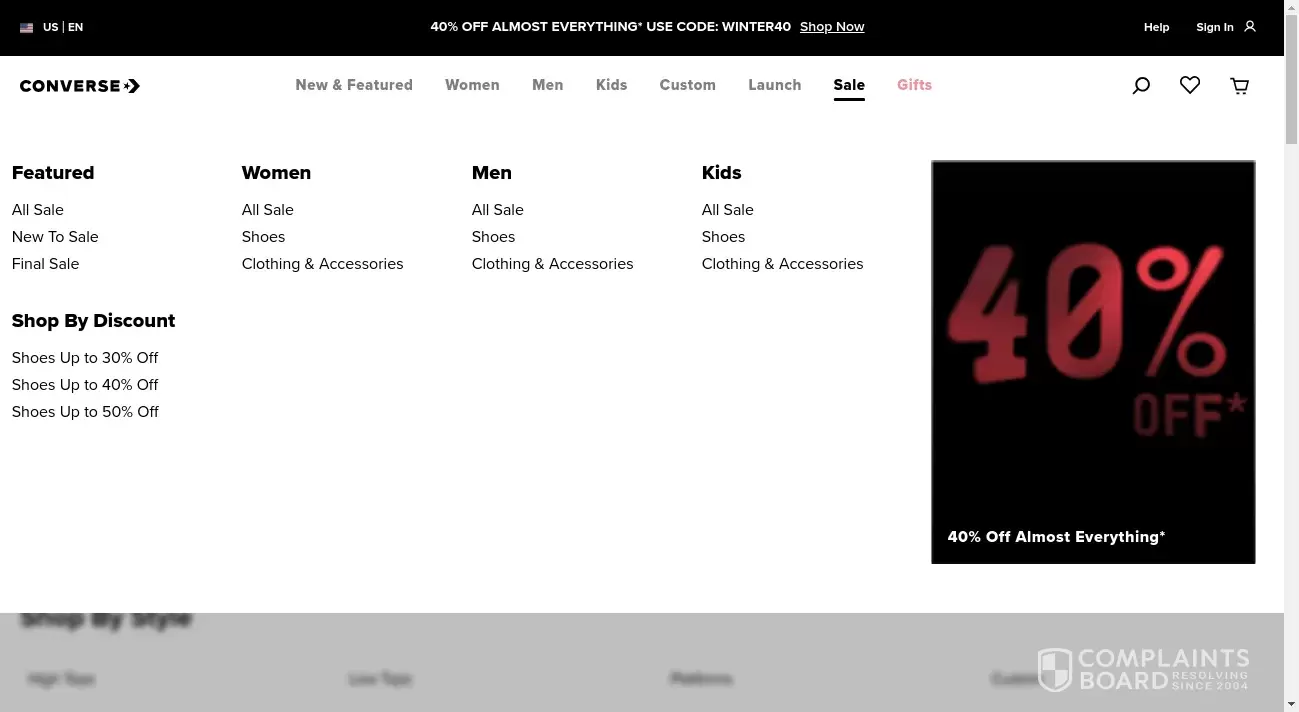 Converse Customer Service Phone, Email, Address, Contacts ComplaintsBoard