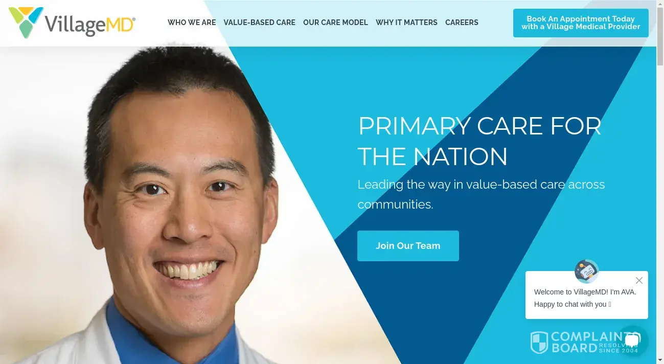 VillageMD: Reviews, Complaints, Customer Claims | ComplaintsBoard