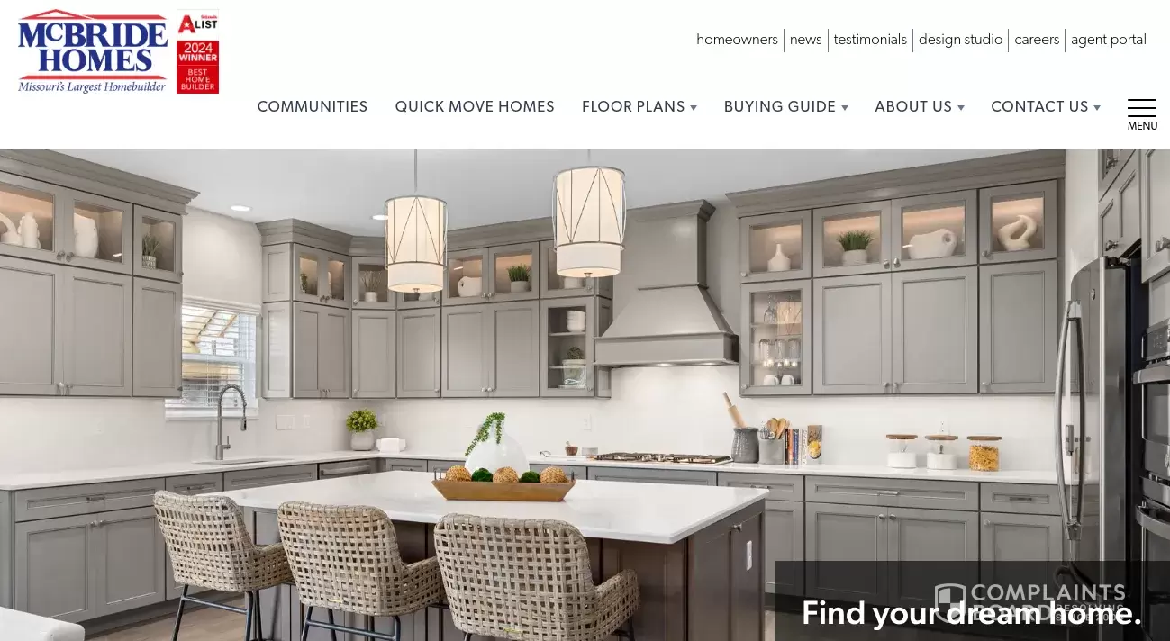 McBride and Son Homes Complaints, Customer Claims, Free Resolution