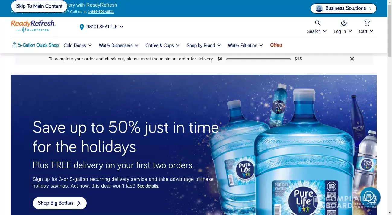 ReadyRefresh Phone, Email, Address, Customer Service Contacts