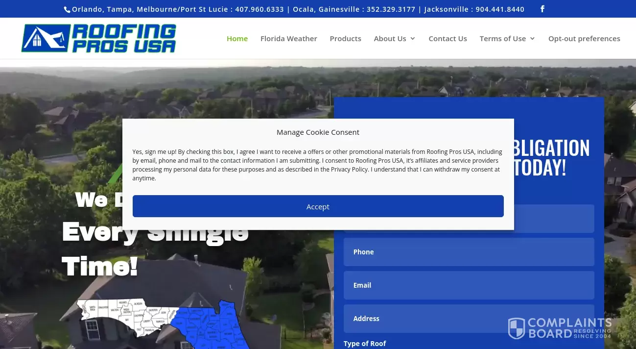 Roofing Pros USA Reviews 2024 All You Need to Know ComplaintsBoard