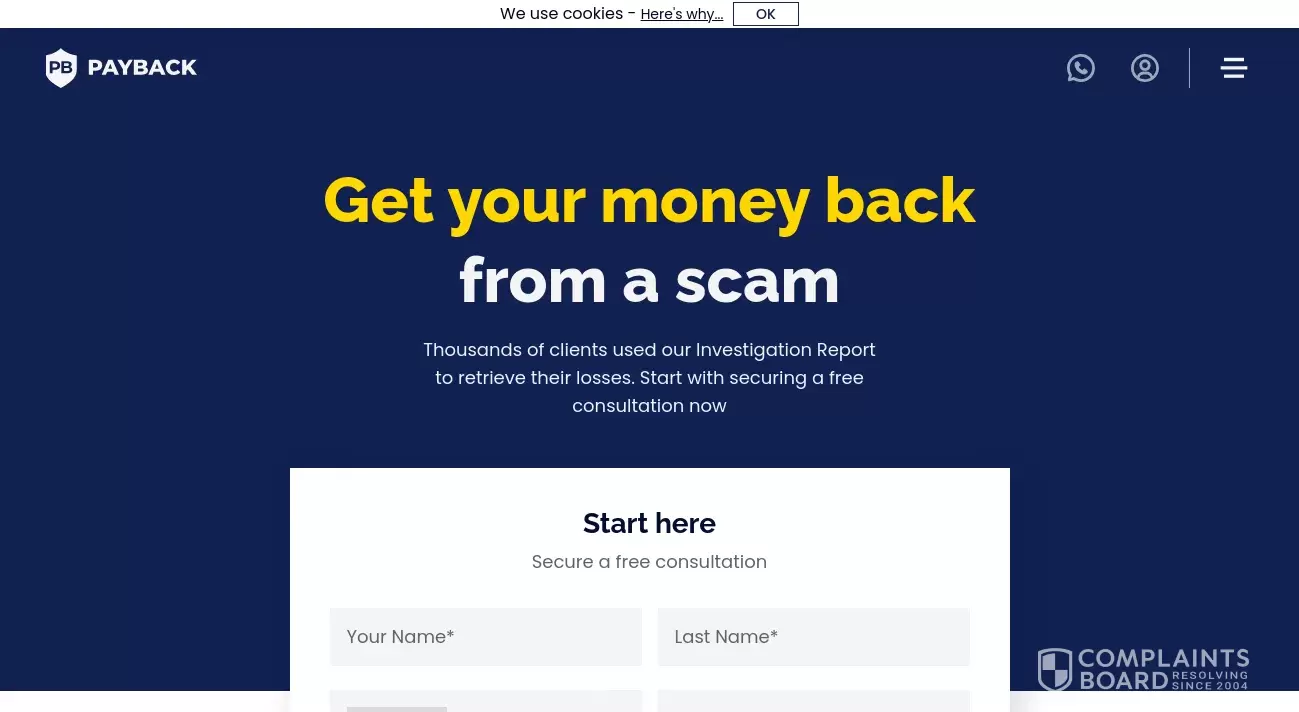 Paybackltd Legit Customer Reviews ComplaintsBoard