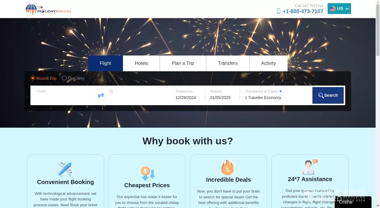 HolidayBreakz.com Legit Customer Reviews | ComplaintsBoard