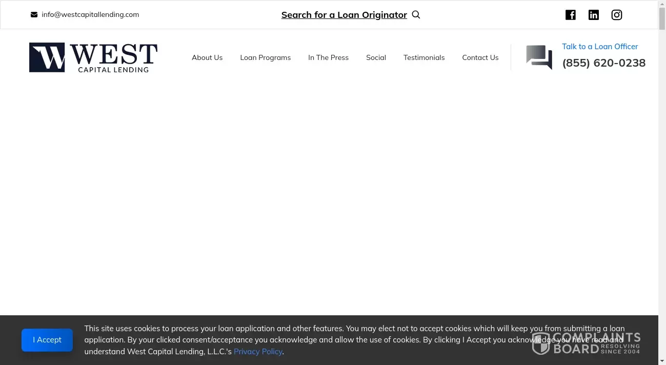 West Capital Lending Reviews 2024 All You Need to Know ComplaintsBoard