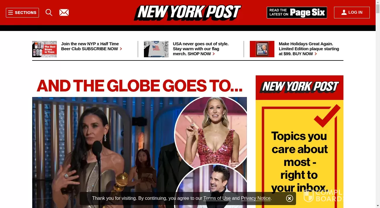 New York Post Customer Service Phone, Email, Address, Contacts