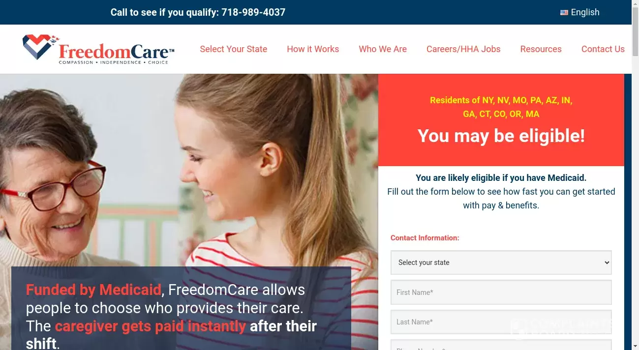 Freedom Care Reviews 2024 All You Need to Know ComplaintsBoard