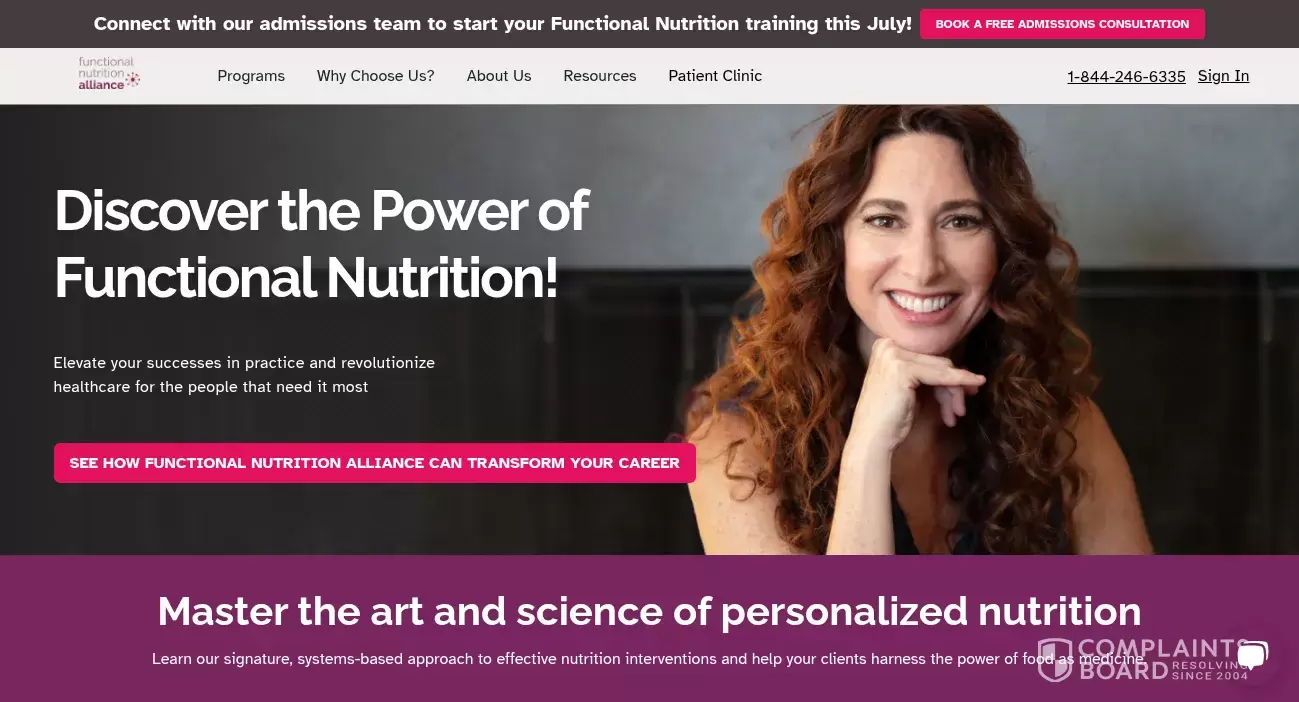 Functional Nutrition Alliance Healthconscious Individuals Reviews 2024