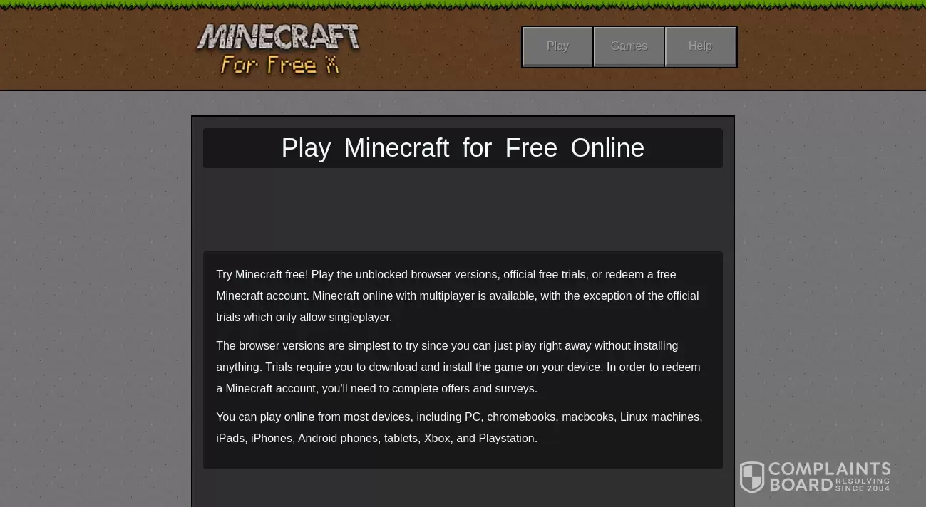 Minecraft for Free X Reviews - 9 Reviews of Minecraftforfreex.com