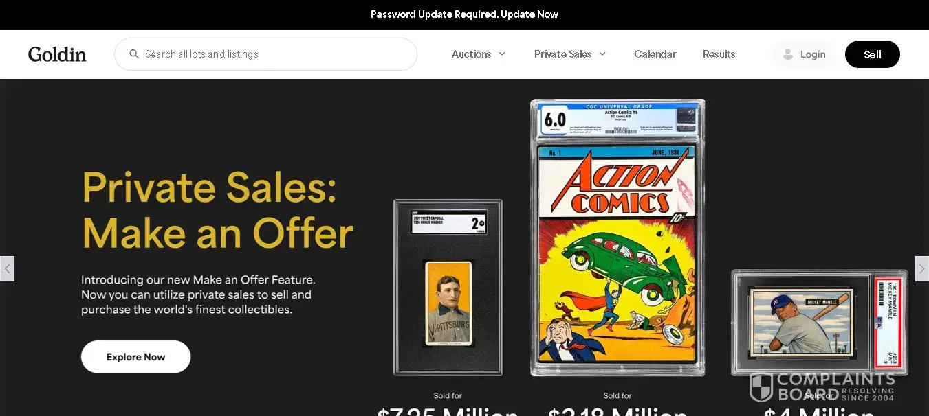 Goldin Auctions Customer Service Phone, Email, Address, Contacts